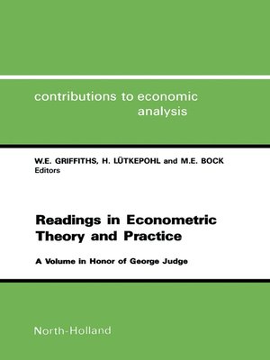 cover image of Readings in Econometric Theory and Practice